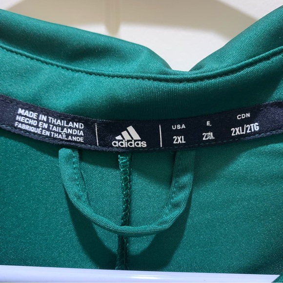 Miami Hurricanes adidas Primeblue Polo Men's Green NWT XXL - Picture 8 of 11